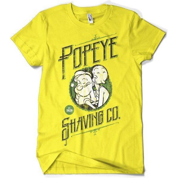 Maglietta Popeye�S Shaving Co - Xx-Large - Giallo-image