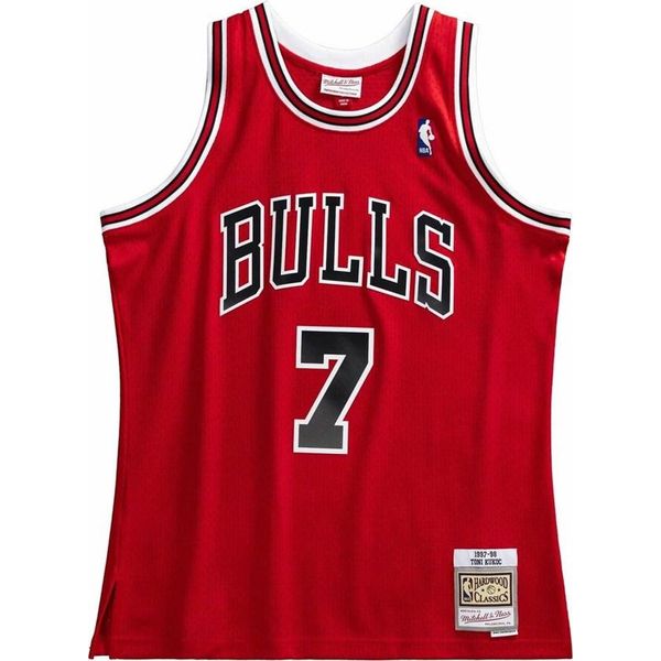 Basketbalový Dres Mitchell & Ness Chicago Bulls #7 Toni Kukoc Rosso / Nero Swingman Jersey - S-image