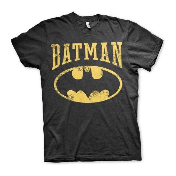 Maglietta Vintage Batman - Media - Nero-image