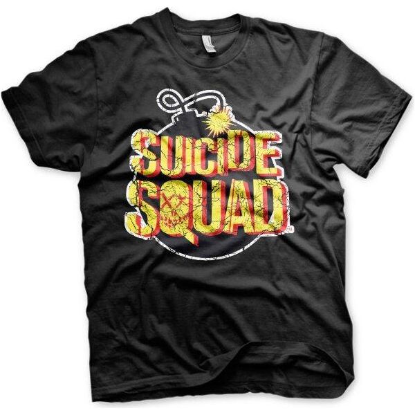 Maglietta Suicide Squad Bomb Logo - X-Large - Nero-image