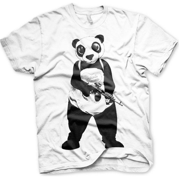 Maglietta Suicide Squad Panda - X-Large - Bianco-image