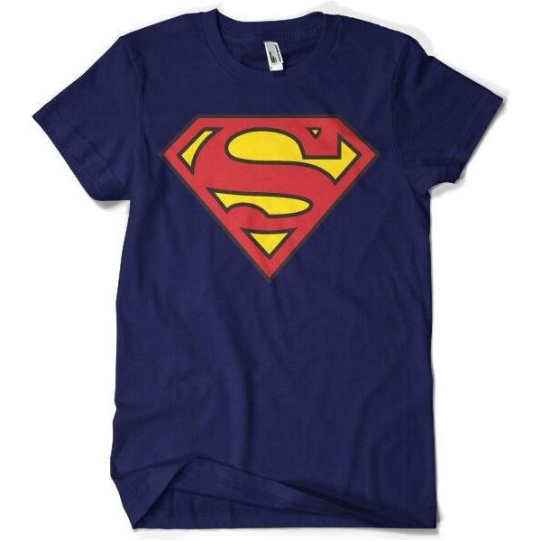 Maglietta Superman Shield - X-Large - Navy-image