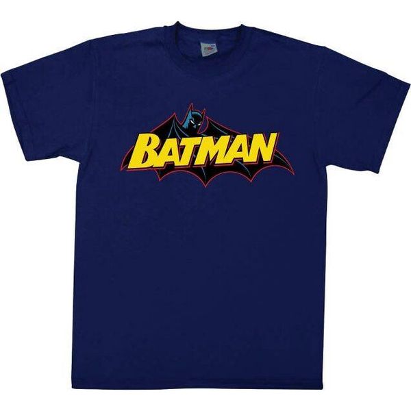 Maglietta Batman Retro Logo - Piccola - Navy-image