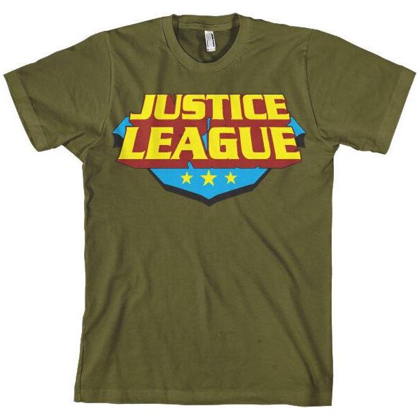 Logo Justice League Classic - Xx-Large - Olive-image