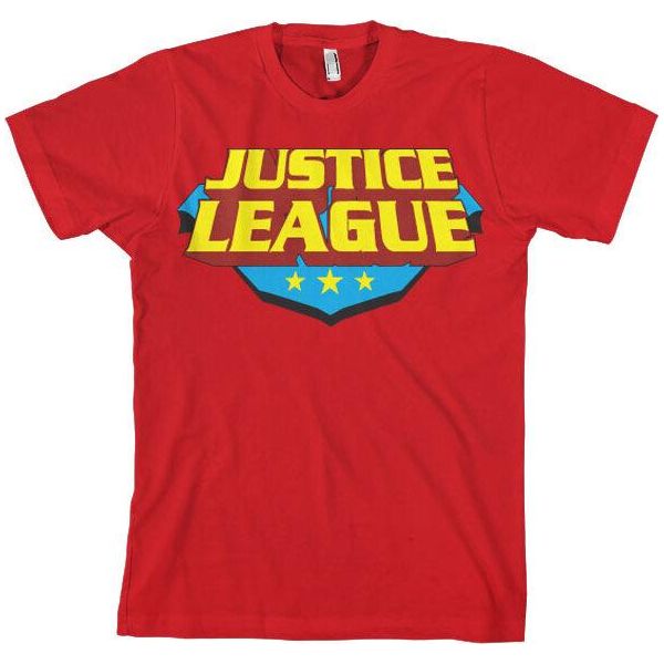 Logo Justice League Classic - X-Large - Rosso-image