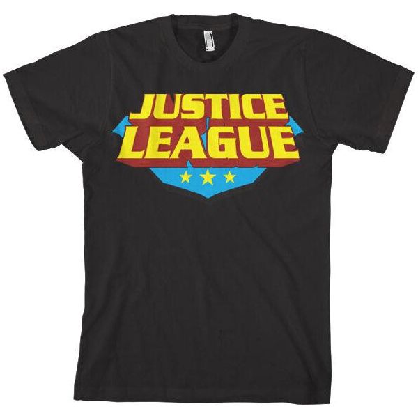 Logo Justice League Classic - X-Large - Nero-image