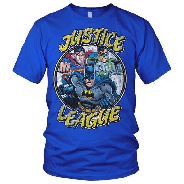 Maglietta Della Squadra Della Justice League - X-Large - Blu-image
