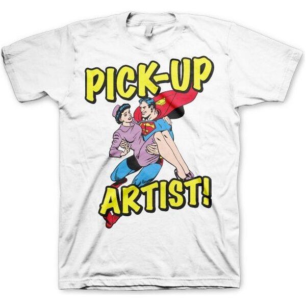 Superman Pick-Up Artist - Large - White-image
