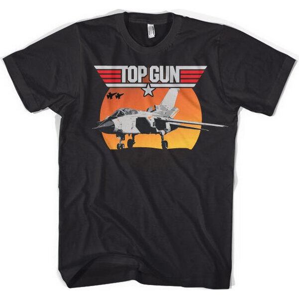 Top Gun - Maglietta Sunset Fighter - Xx-Large - Nero-image