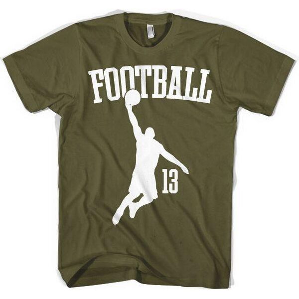 Maglietta Footbasket - Xx-Large - Olive-image