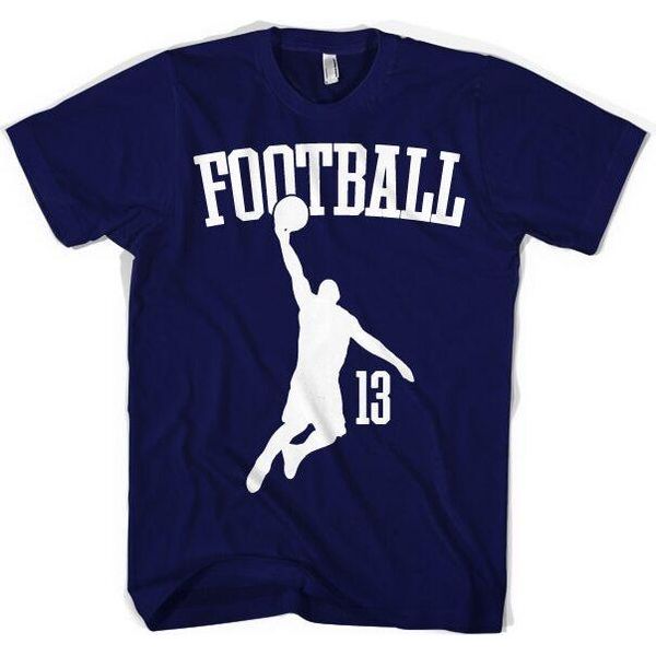 Maglietta Footbasket - Grande - Navy-image