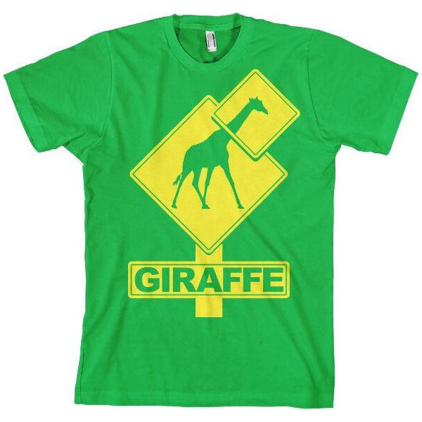 Maglietta Giraffe Sign - Xx-Large - Verde-image