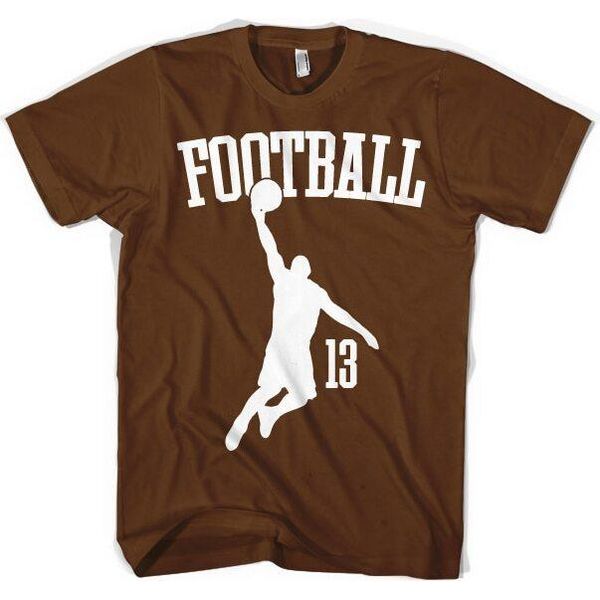 Maglietta Footbasket - Grande - Marrone-image