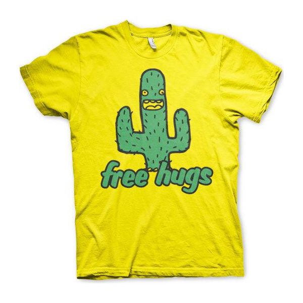 Maglietta Free Hugs - Piccola - Giallo-image