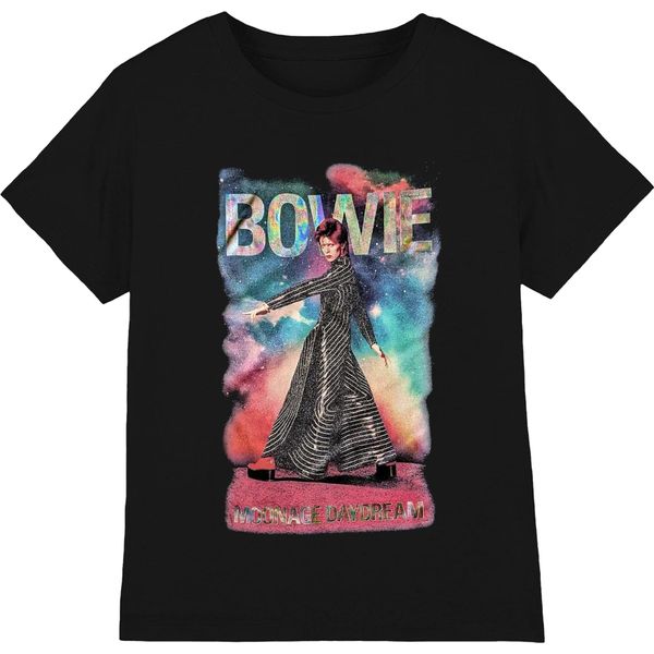 David Bowie - Maglietta "Moonage Daydream"" Per Uomo/Donna Unisex RO5382 (Xl) (Nero)"-image
