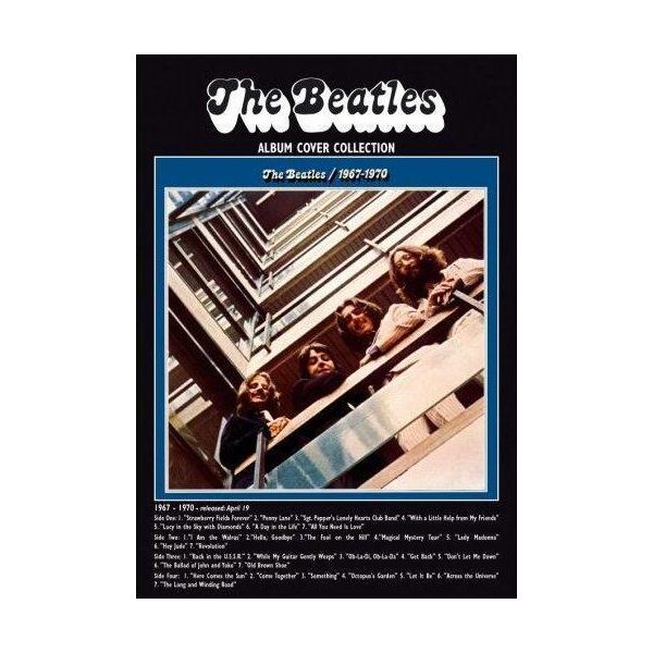 The Beatles - Cartolina "1967-1970"", Album RO5410 (Formato Standard) (Nero/Blu/Bianco)"-image