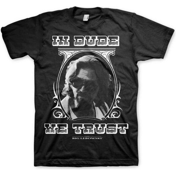 Maglietta In Dude We Trust - Xx-Large - Nero-image