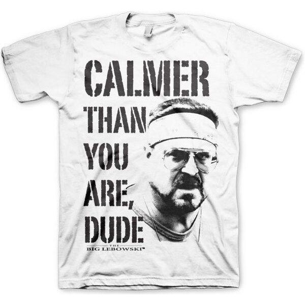 Maglietta Calmer Than You Are, Dude - Medium - Bianco-image