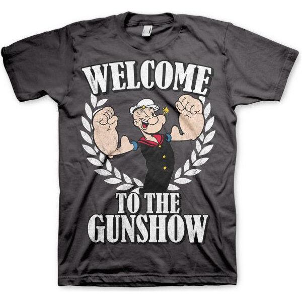 Popeye - Maglietta Welcome To The Gunshow - Xx-Large - Grigio Scuro-image