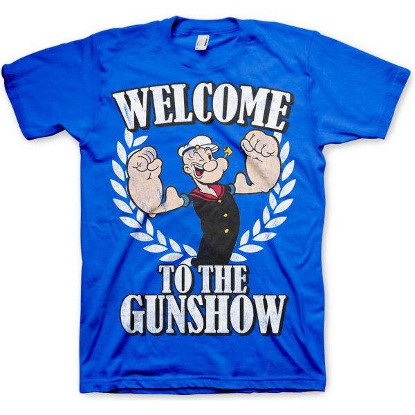 Popeye - Maglietta "Welcome To The Gunshow"" - Piccola - Blu"-image