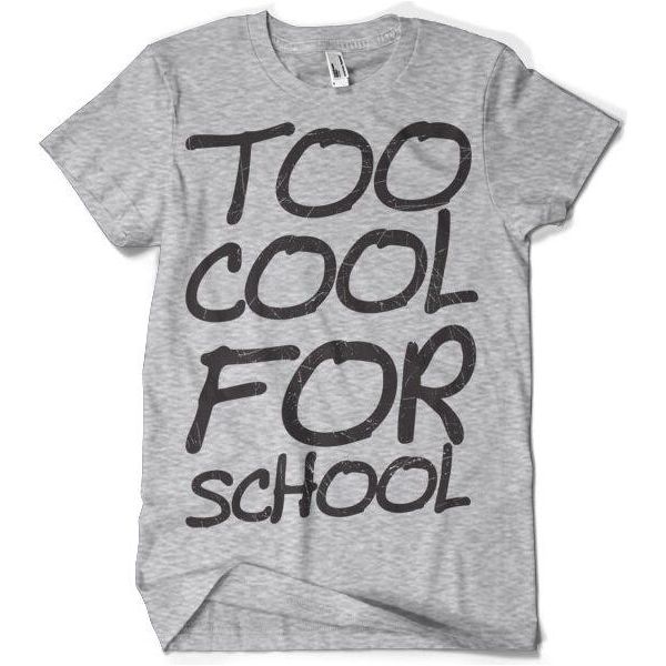 Maglietta Too Cool For School - Grande - Grigio Heather-image