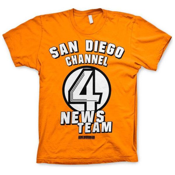 Maglietta San Diego Channel 4 - Media - Arancione-image