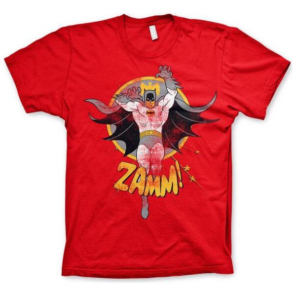 Batman Zamm! Maglietta - X-Large - Rosso-image