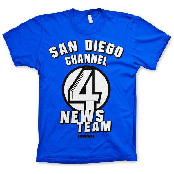 Maglietta San Diego Channel 4 - Media - Blu-image