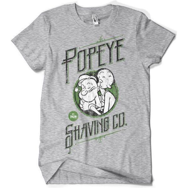 Maglietta Popeye�S Shaving Co - Media - Grigio-Erba-image