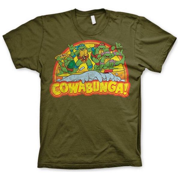 Tmnt - Maglietta Cowabunga - Xx-Large - Olive-image