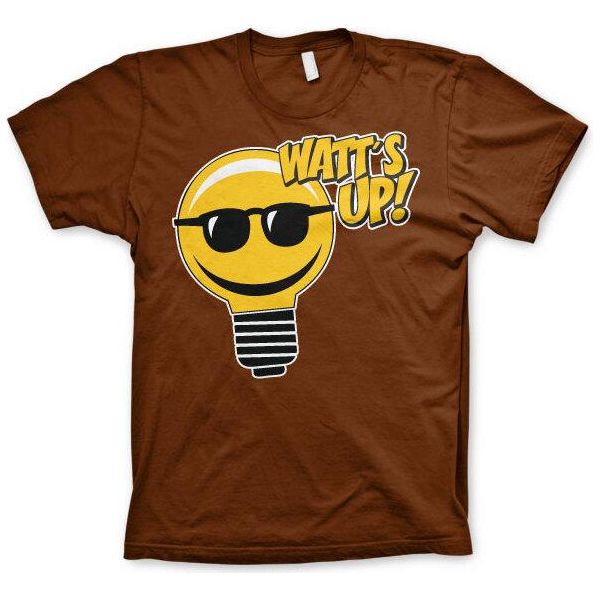 Watts Up! Maglietta - Xx-Large - Marrone-image