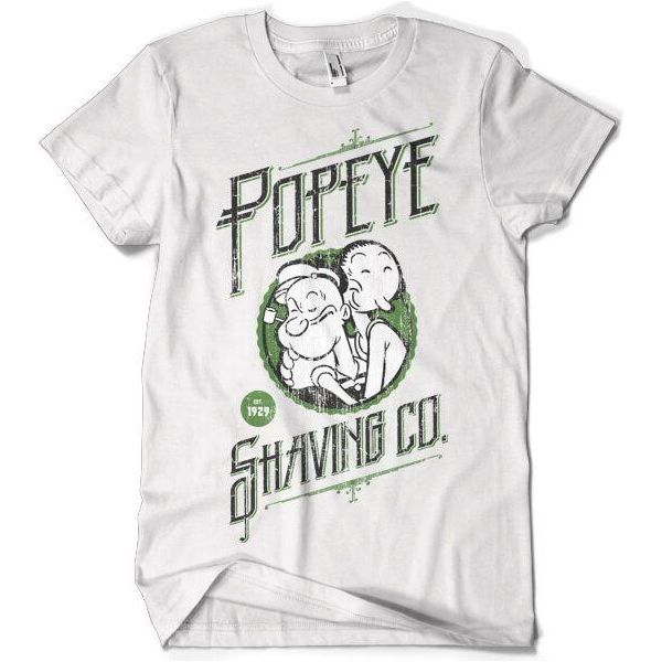 Maglietta Popeye�S Shaving Co - Piccola - Bianco-image