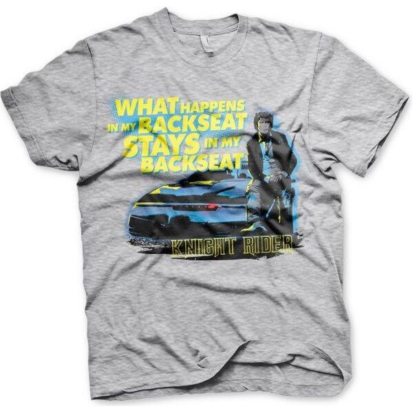 Knight Rider - Maglietta Backseat - Grande - Grigio-Erba-image