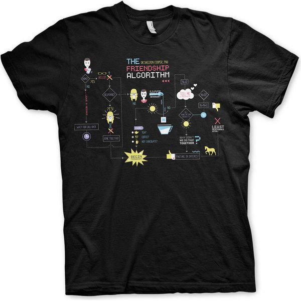Maglietta The Friendship Minions Algorithm - X-Large - Nero-image