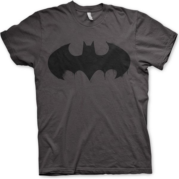 Maglietta Batman Inked Logo - Xx-Large - Grigio Scuro-image