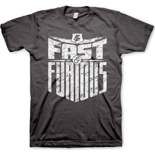 Fast & Furious - Est. Maglietta 2007 - Xx-Large - Grigio Scuro-image