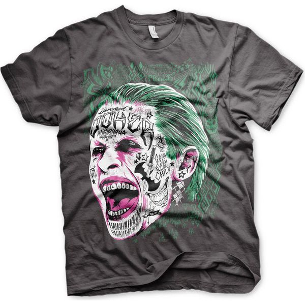 Maglietta Suicide Squad Joker - Xx-Large - Grigio Scuro-image