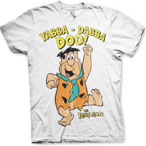 Maglietta Yabba-Dabba-Doo - Xx-Large - Bianco-image