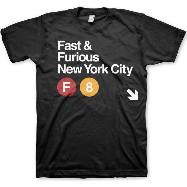 Maglietta Fast & Furious Nyc - Media - Nero-image