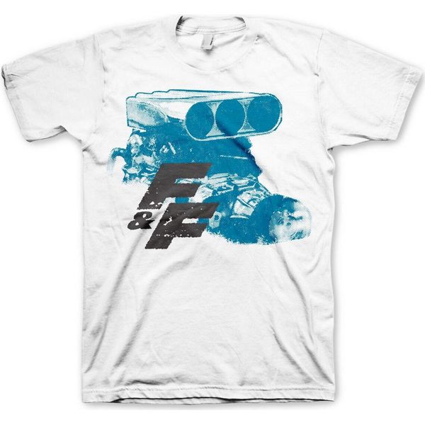 Maglietta Fast & Furious Engine - Xx-Large - Bianco-image