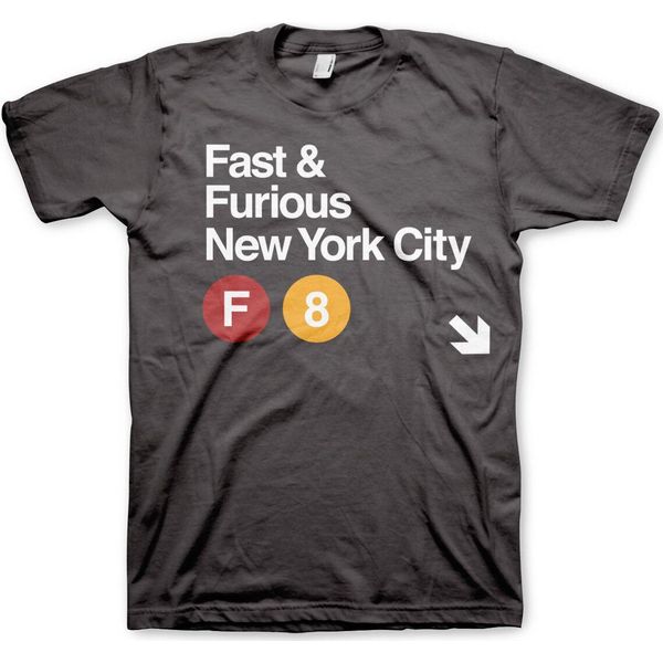 Maglietta Fast & Furious Nyc - Small - Grigio Scuro-image