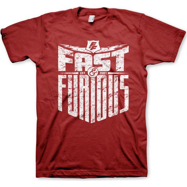 Fast & Furious - Est. Maglietta 2007 - Piccola - Rosso Tango-image