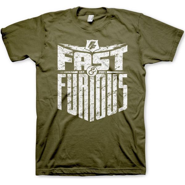 Fast & Furious - Est. Maglietta 2007 - Piccola - Oliva-image