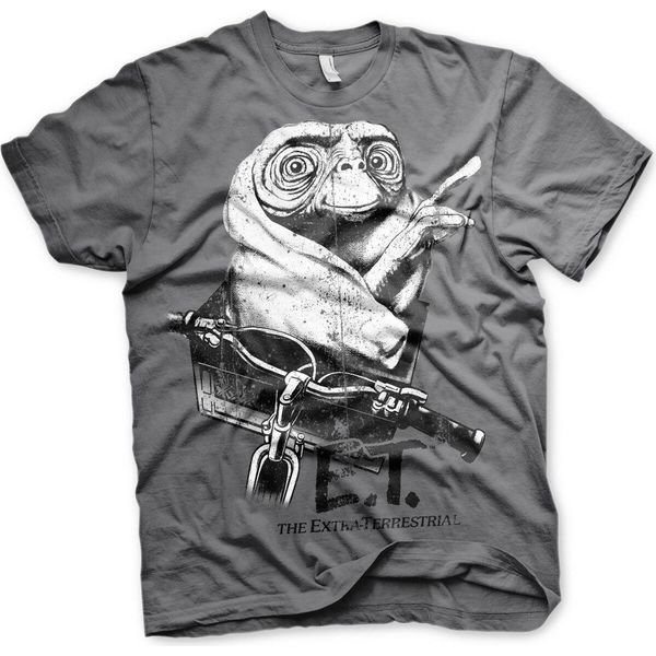 Maglietta E.T. Biking Distressed - Xx-Large - Grigio Scuro-image