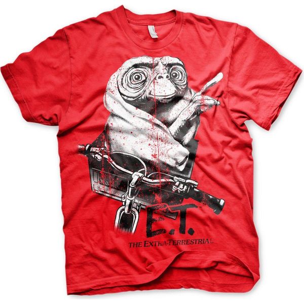 Maglietta E.T. Biking Distressed - Xx-Large - Rosso-image