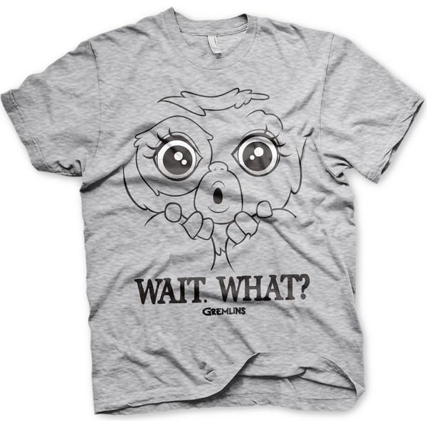 Gremlins - Aspetta. Cosa? Maglietta - Xx-Large - Heathergrey-image