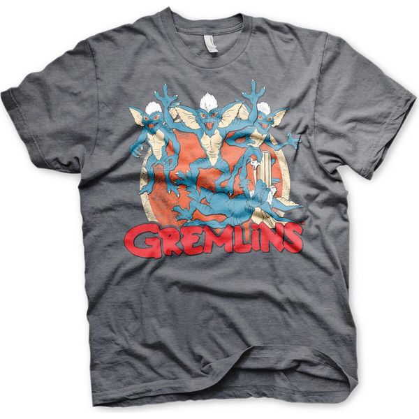 Maglietta Del Gruppo Gremlins - Medium - Dark-Heather-image