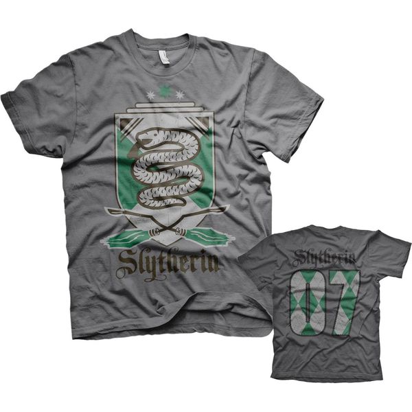 Harry Potter - Maglietta Serpeverde 07 - Xx-Large - Grigio Scuro-image