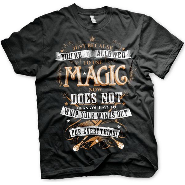 Maglietta Harry Potter Magic - Xx-Large - Nero-image