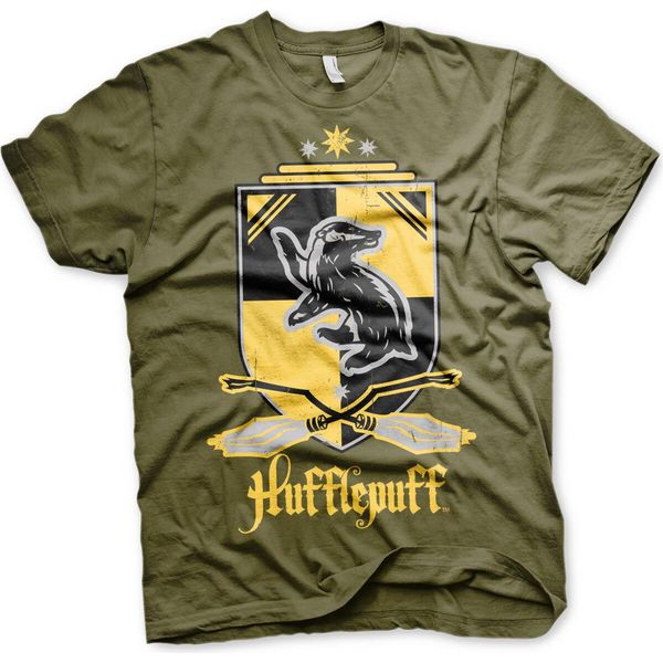 Harry Potter - Maglietta Hufflepuff - Media - Oliva-image